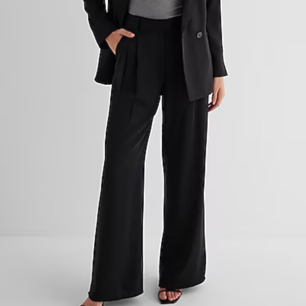 Express Stylist High Rise Wide Leg - Pants - Picture 7 of 13
